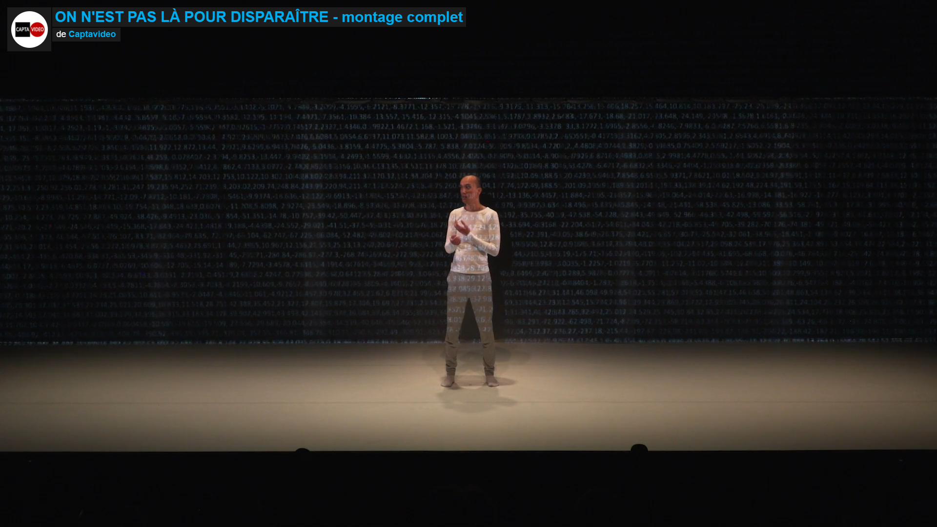 On n'est pas là pour disparaître